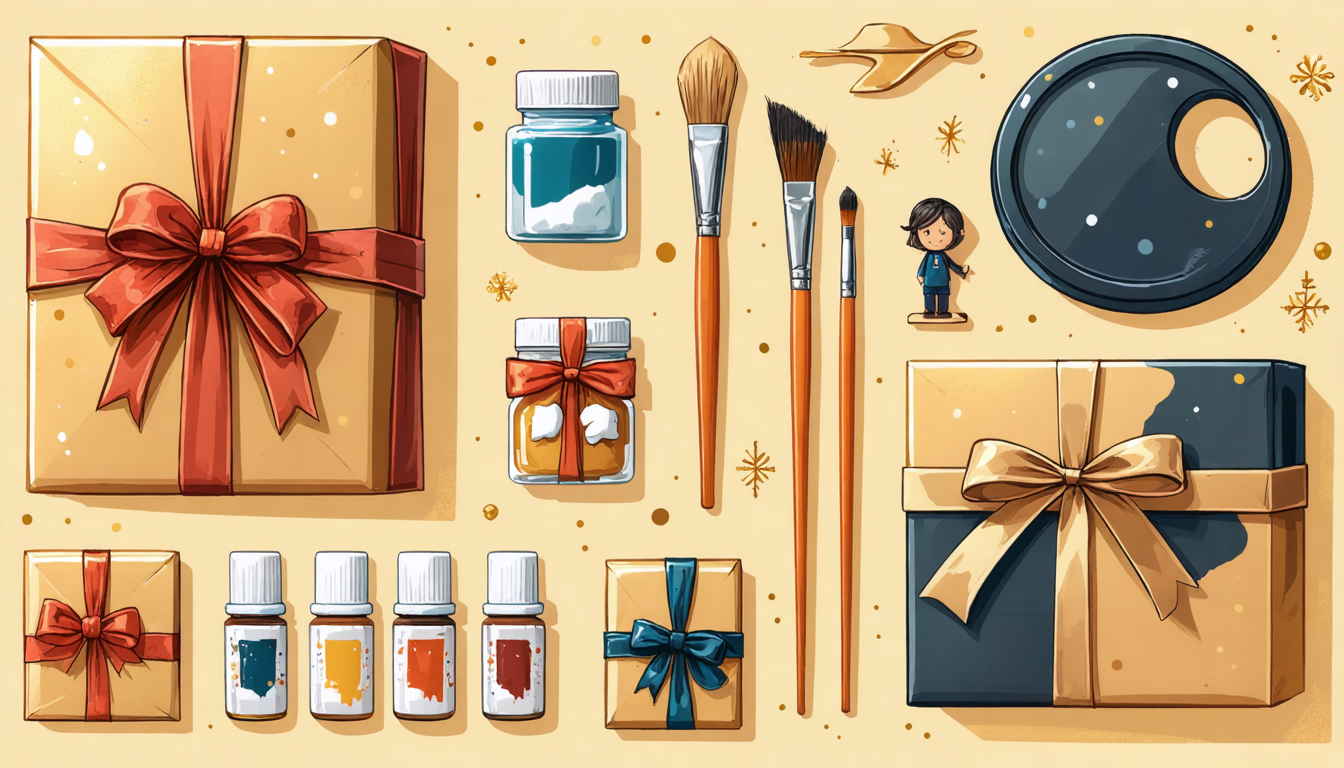Gift ideas for miniature painters illustration