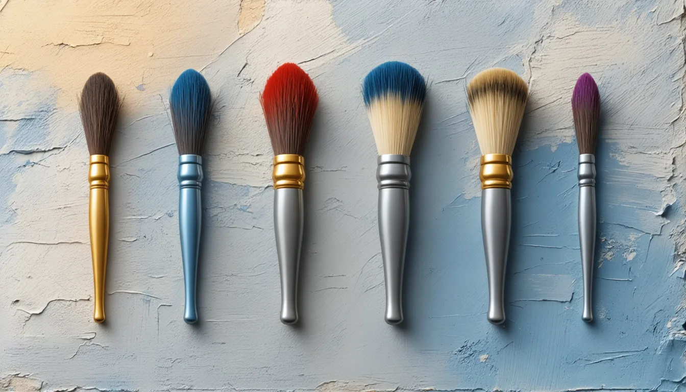 A flat shader brush with rectangular profile