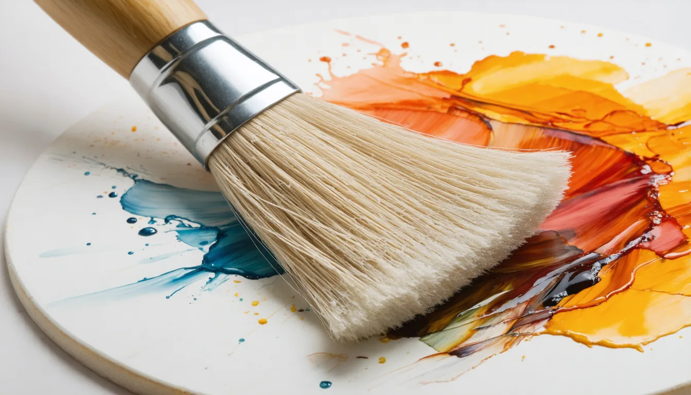 A large soft mop brush for applying washes