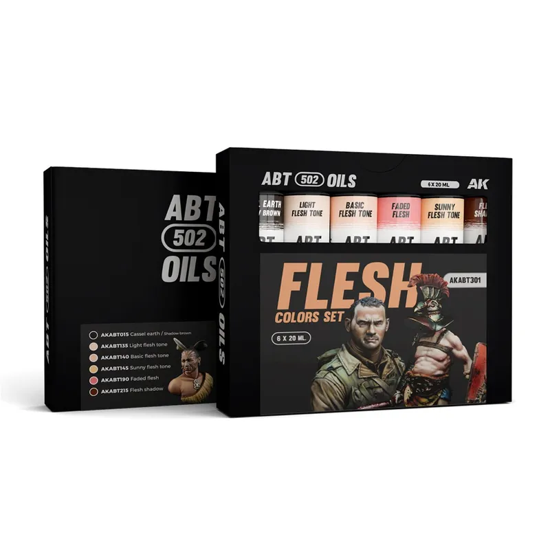 Abteilung 502 Oil Paints - Flesh Colors Set (AKABT301)