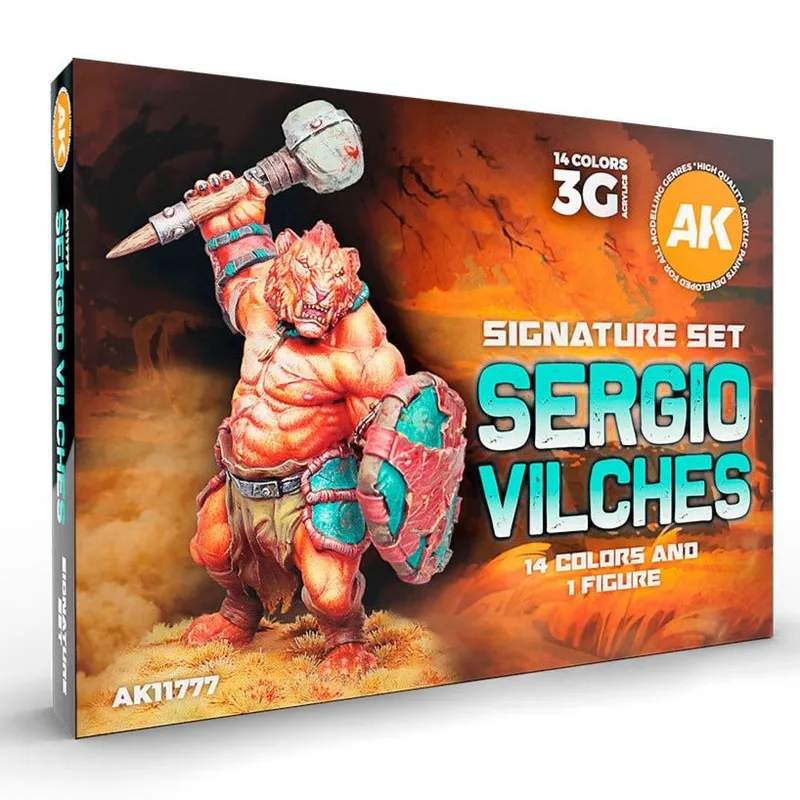 AK Interactive 3G Signature Paint Set - Sergio Vilches (AK11777)
