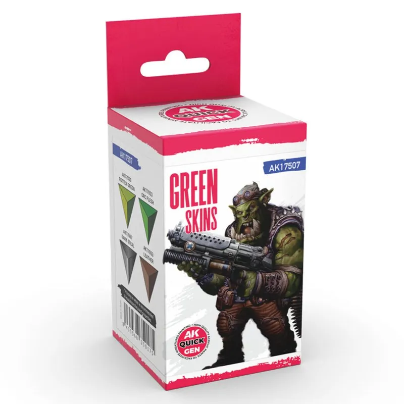 AK Interactive Quick Gen Set - Green Skins (AK17507)