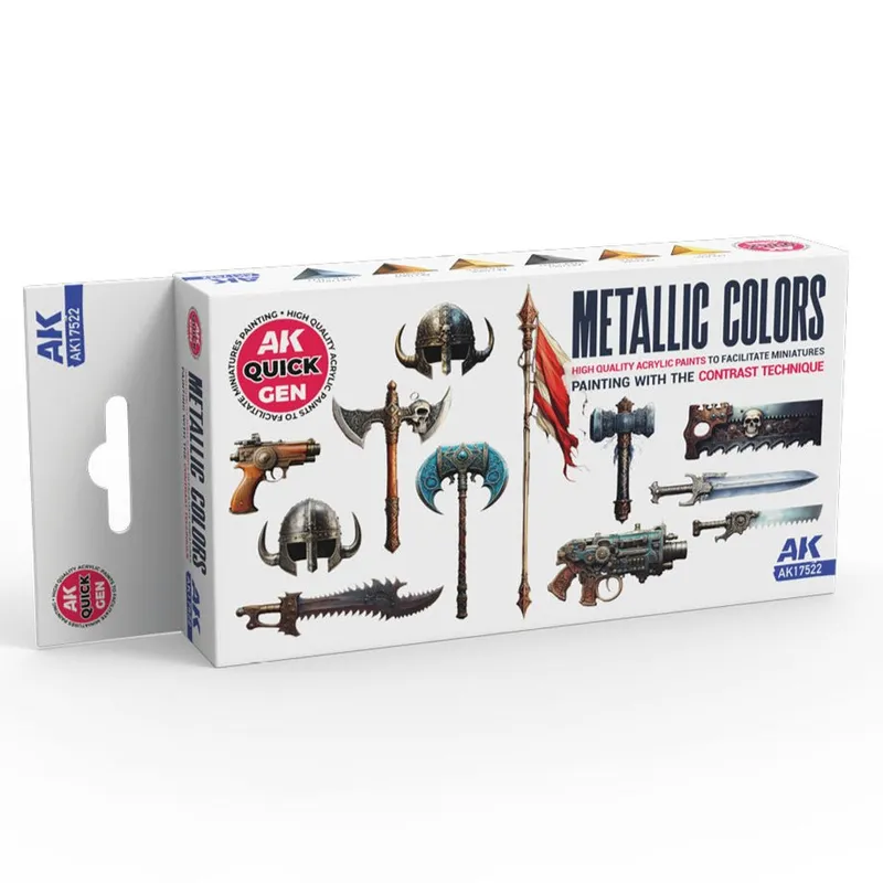 AK Interactive Quick Gen Set - Metallics (AK17522)