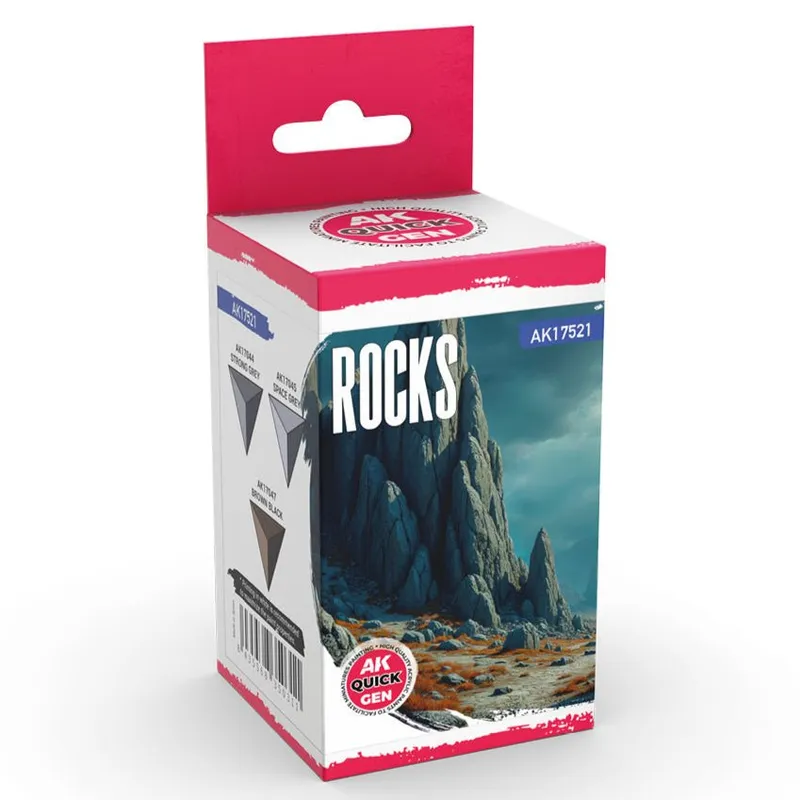 AK Interactive Quick Gen Set - Rocks (AK17521)