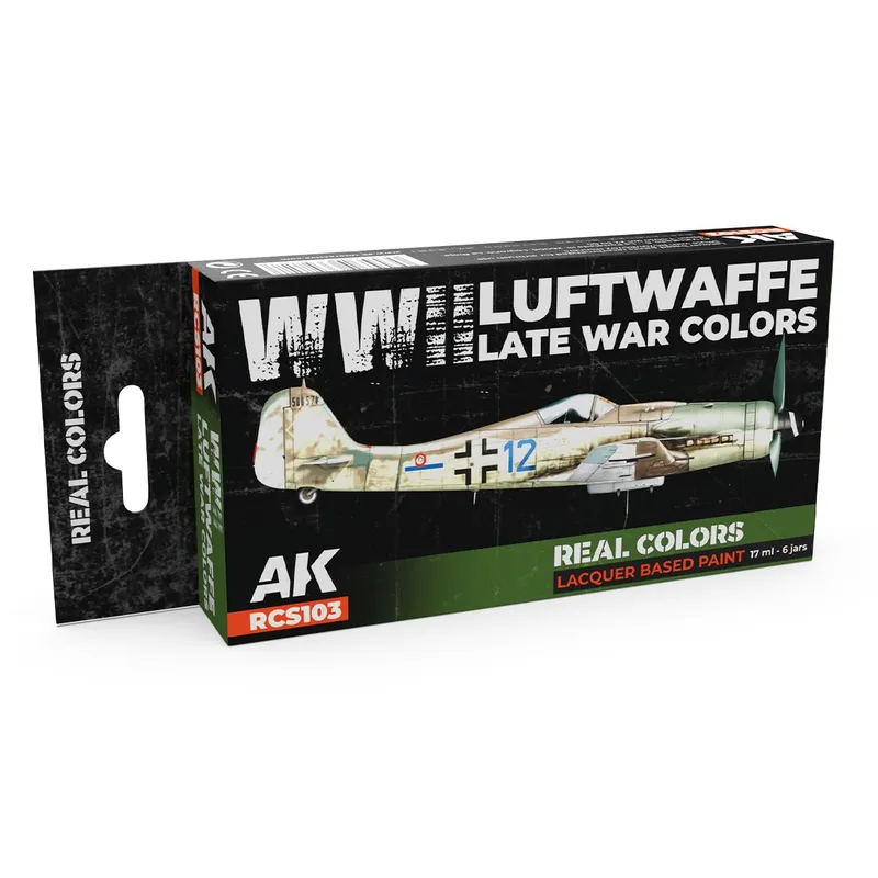AK Interactive Real Colors - WWII Luftwaffe Late War Set (RCS103)