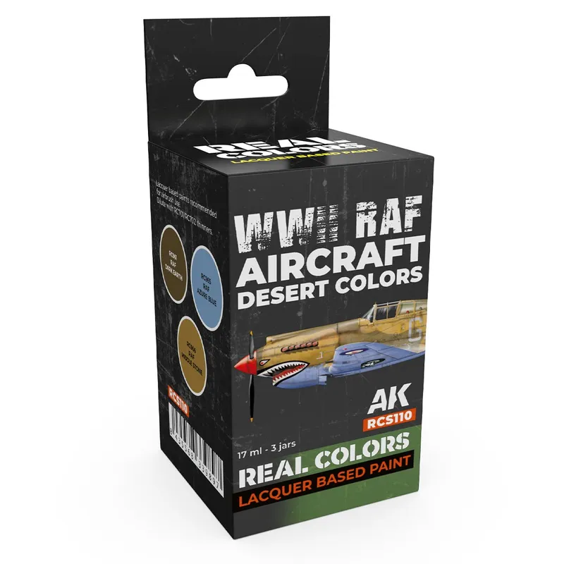 AK Interactive Real Colors - WWII RAF Aircraft Desert Set (RCS110)