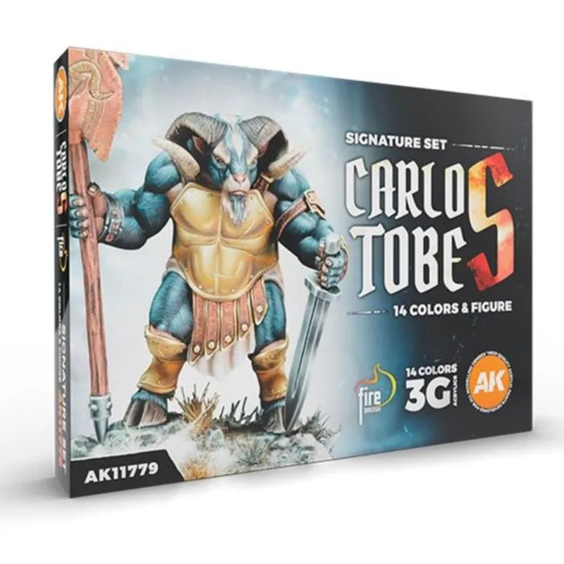 AK Interactive Signature Set Carlos Tobes - 14 Colors + Figure (AK11779)