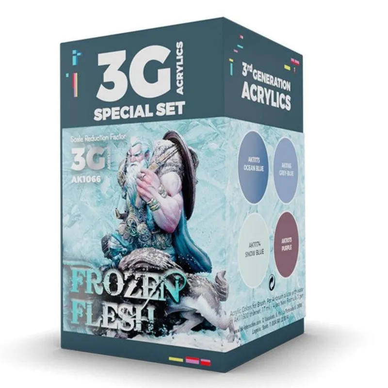 AK Interactive Wargame Color Set: Frozen Flesh (AK1066)