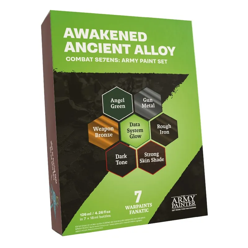 Combat Se7ens: Awakened Ancient Alloy box and contents
