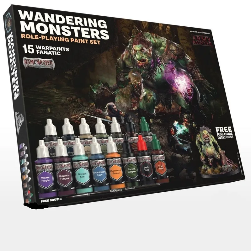 GameMaster: Wandering Monsters Paint Set box and contents