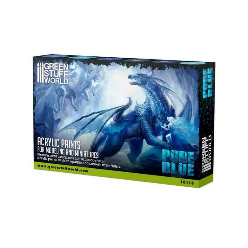 Paint Set - Blue box and contents