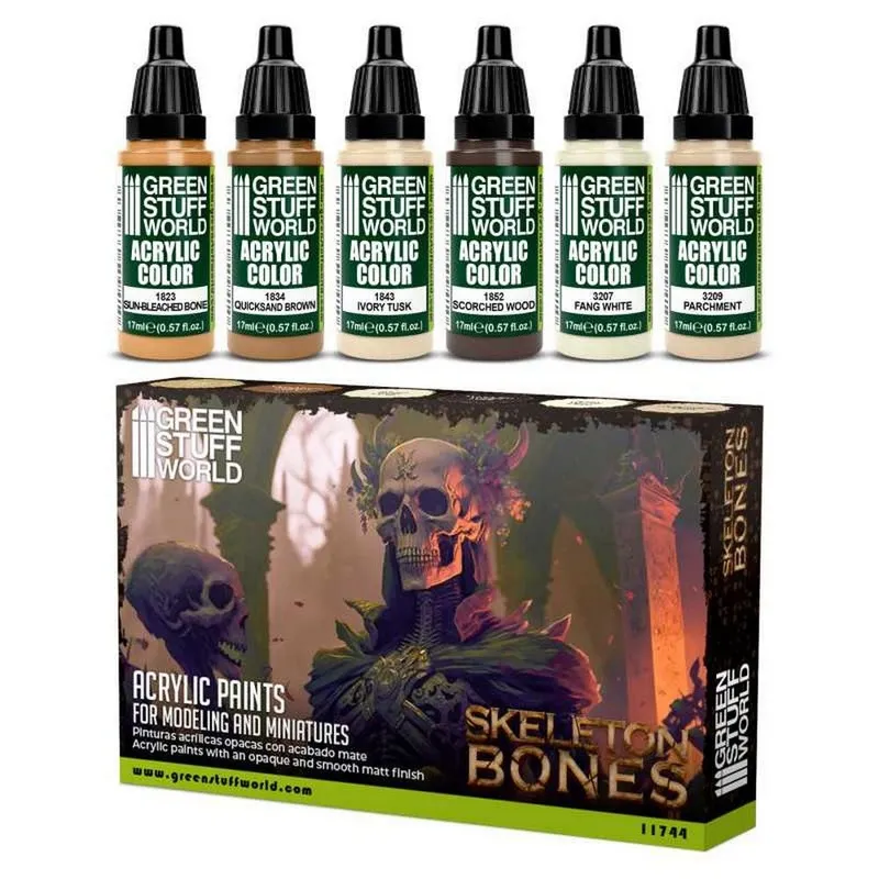 Paint Set: Bones box and contents