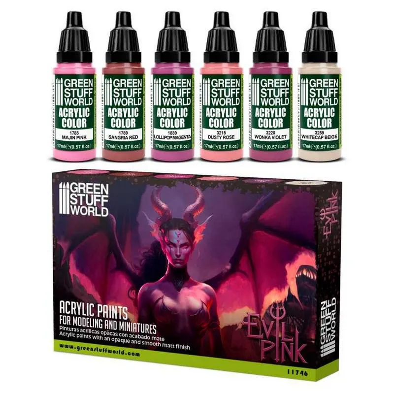 Paint Set: Evil Pink box and contents