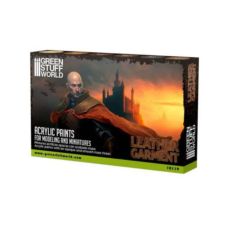 Paint Set - Leather Brown box and contents