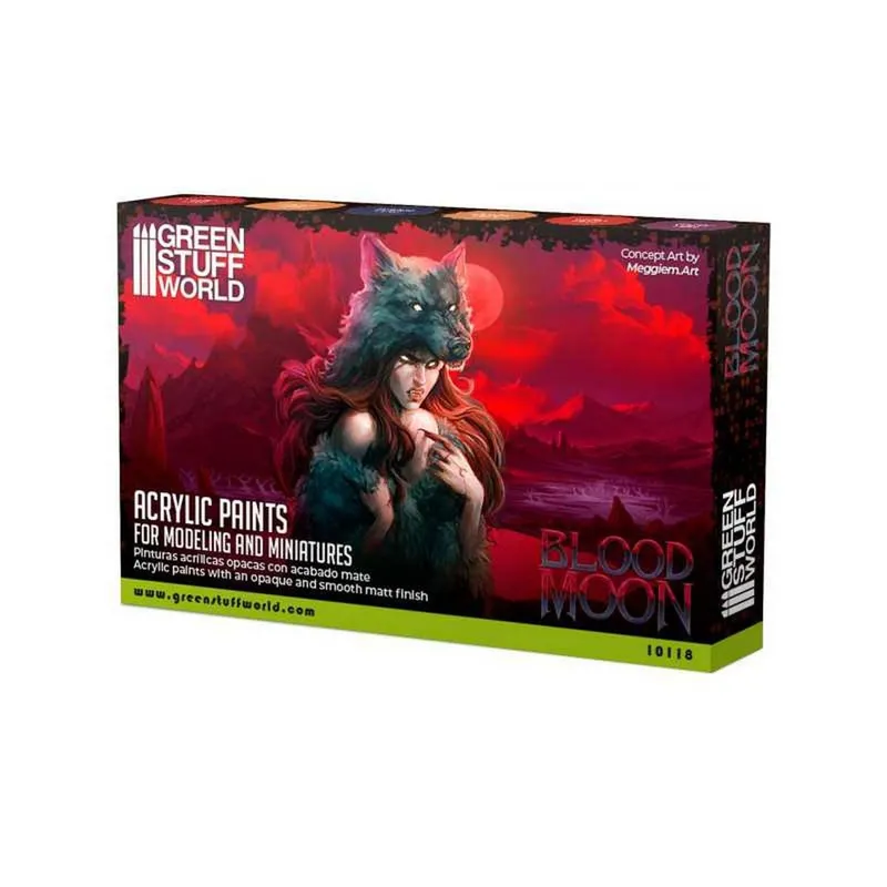 Paint Set - Red box and contents