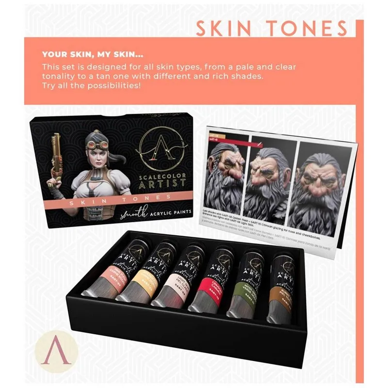 Scalecolor: Skin Tones box and contents