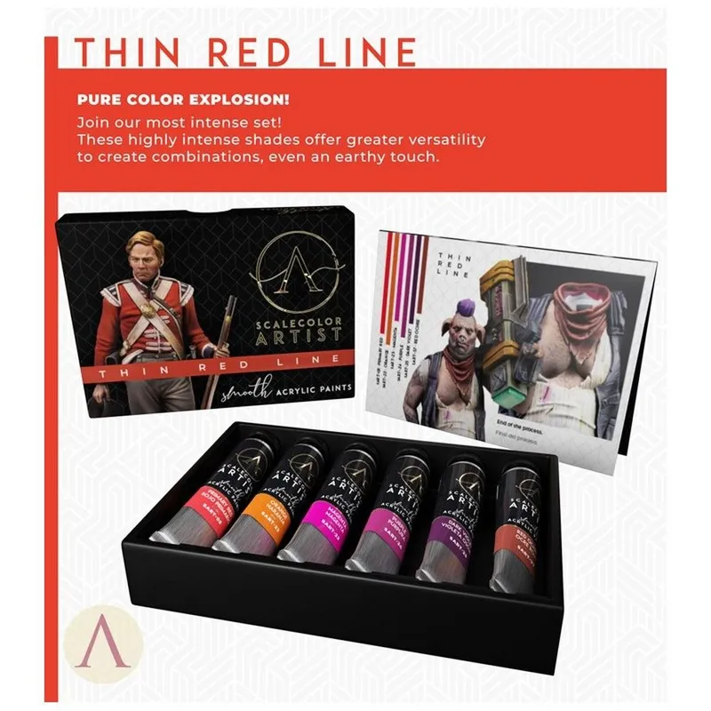 Scalecolor: Thin Red Line box and contents
