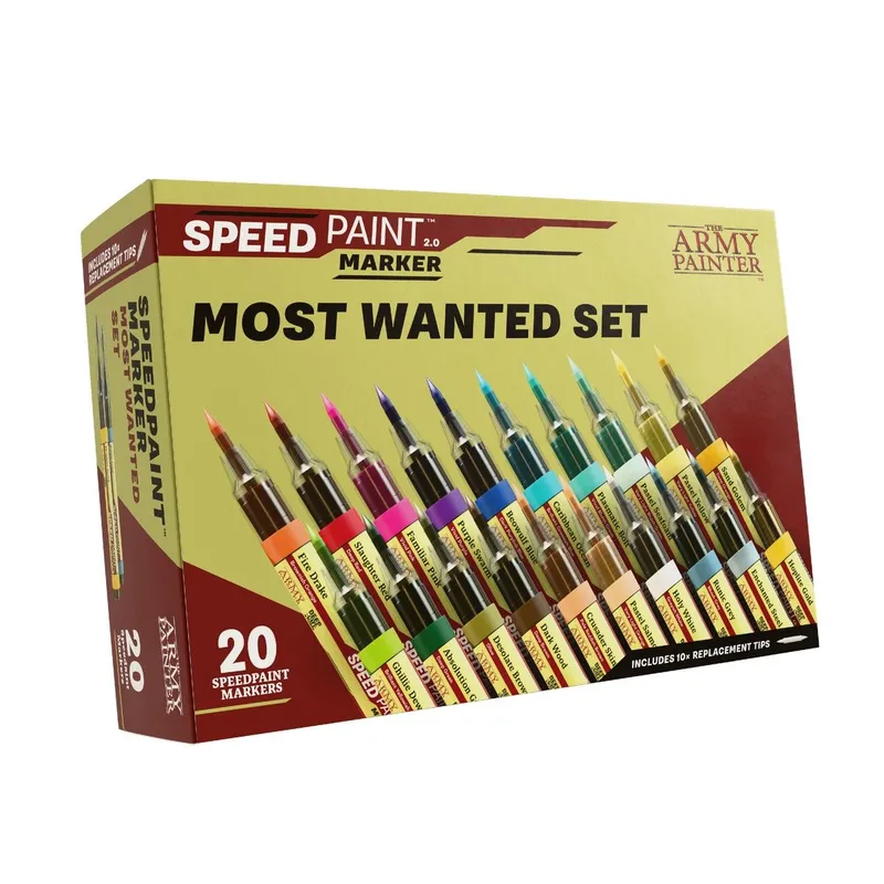 Speedpaint Marker: Most Wanted Set box and contents