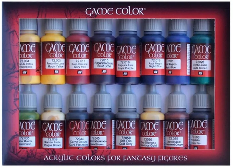 Vallejo Game Color - Advanced Set box and contents