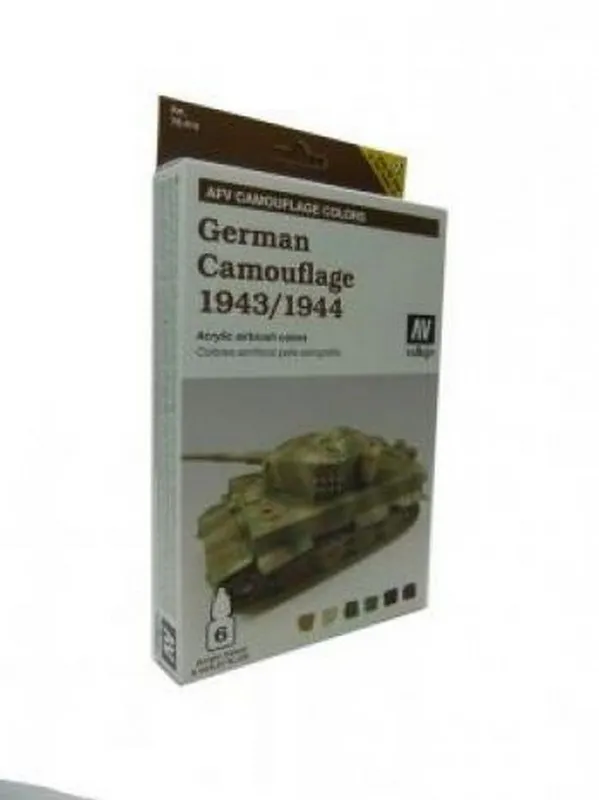 Vallejo Model Air - DAK Afrika Korp German Camouflage Set box and contents