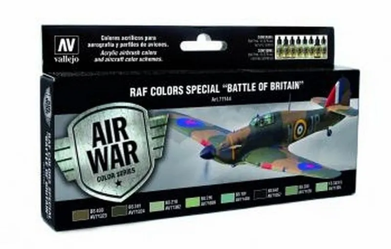 Vallejo Model Air - RAF & FAA Special - Battle of Britain Set box and contents
