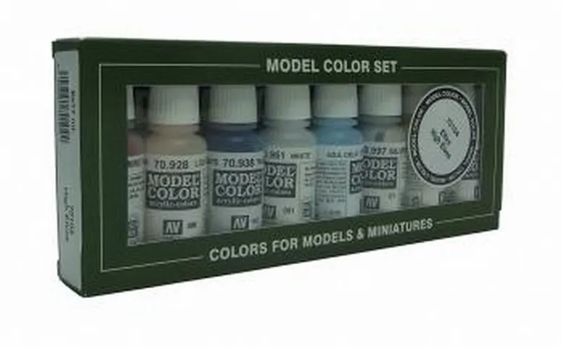 Vallejo Model Color - Face / Skin Colours Set box and contents