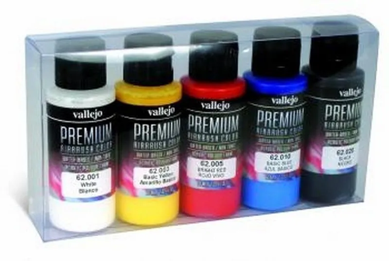 Vallejo Premium Color - Opaque Colours Set box and contents